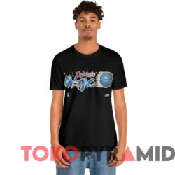 Vintage 90s Orlando Magic Spell out Nba T shirt Black T shirt