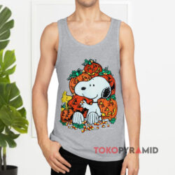 Vintage 90s Peanuts Snoopy Woodstock Halloween Tank Top