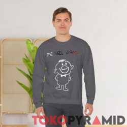 Vintage 90s Pearl Jam Shirt 2-sided 3 Vintage 90s Pearl Jam Shirt 2 sided Front Sweatshirt