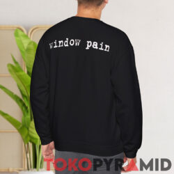 Vintage 90s Pearl Jam Window Pain 2-sided Shirt 4 Vintage 90s Pearl Jam Window Pain 2 sided Back Sweatshirt