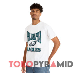 Vintage 90s Philadelphia Eagles Logo T shirt White T shirt