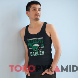 Rare Vintage 90s Philadelphia Eagles NFL Football T-Shirt 4 Vintage 90s Philadelphia Eagles Nfl Football T shirt Black TankTop