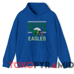 Rare Vintage 90s Philadelphia Eagles NFL Football T-Shirt 2 Vintage 90s Philadelphia Eagles Nfl Football T shirt Blue Hoodie