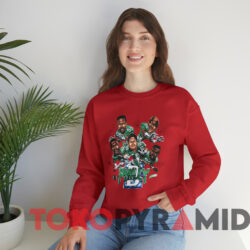 Vintage 90s Philadelphia Eagles Players Nfl Football T shirt Red Sweatshirt