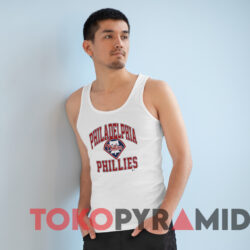 Vintage 90s Philadelphia Phillies Logo T-shirt 4 Vintage 90s Philadelphia Phillies Logo T shirt White TankTop