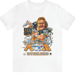 Vintage 90's Pittsburgh Steelers Kevin Greene Caricature T-shirt 5 Vintage 90's Pittsburgh Steelers Kevin Greene Caricature T shirt