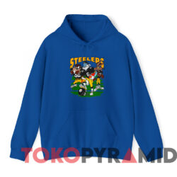 Vintage 90s Pittsburgh Steelers Looney Tunes NFL T-shirt 3 Vintage 90s Pittsburgh Steelers Looney Tunes Nfl T shirt Blue Hoodie