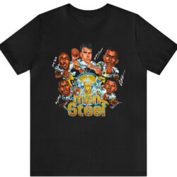 Vintage 90s Pittsburgh Steelers Men of Steel Caricature T-shirt 5 Vintage 90s Pittsburgh Steelers Men Of Steel Caricature T shirt