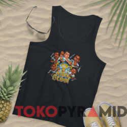 Vintage 90s Pittsburgh Steelers Men of Steel Caricature T-shirt 4 Vintage 90s Pittsburgh Steelers Men Of Steel Caricature T shirt Black TankTop