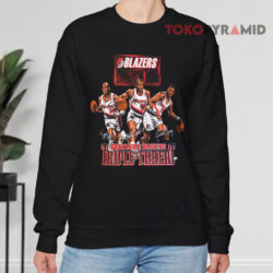 Vintage 90s Portland Trail Blazers Triple Threat Sweatshirt