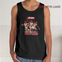 Vintage 90s Portland Trail Blazers Triple Threat Tank Top