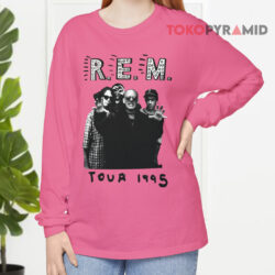 Vintage 90's REM Tour 1995 Shirt 3 Vintage 90's Rem Tour 1995 Long sleeved Front