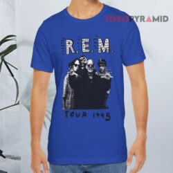 Vintage 90's Rem Tour 1995 T shirt Front