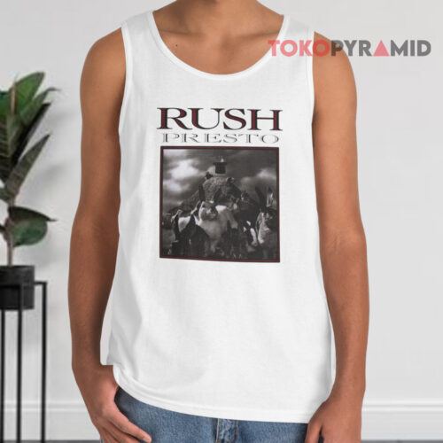 Vintage 90s Rush Presto Tour 1990 Tank Top