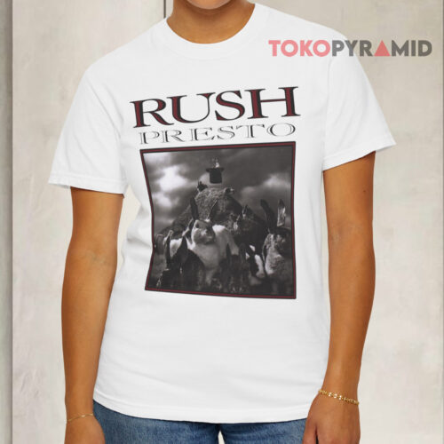 Vintage 90s Rush Presto Tour 1990 White T shirt