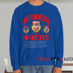 Vintage 90s San Francisco 49ers Football T-shirt 4 Vintage 90s San Francisco 49ers Football T shirt Blue Sweatshirt