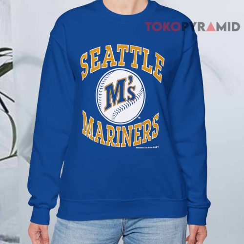 Vintage 90s Seattle Mariners Logo Sweatshirt Vintage 90s Seattle Mariners Logo Sweatshirt