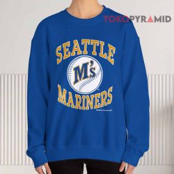 Vintage 90s Seattle Mariners Logo T-Shirt 4 Vintage 90s Seattle Mariners Logo Sweatshirt Blue