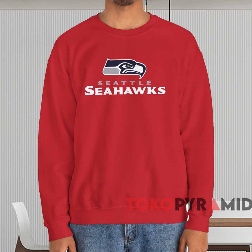 Vintage 90s Seattle Seahawks Logo Shirt Red Sweatshirt Vintage 90s Seattle Seahawks Logo Shirt Red Sweatshirt
