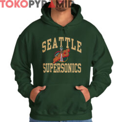 Vintage 90s Seattle Supersonics Logo Shirt