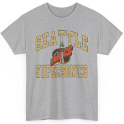 Vintage 90s Seattle Supersonics Logo Shirt