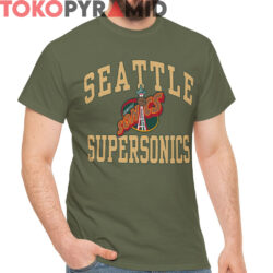 Vintage 90s Seattle Supersonics Logo Shirt