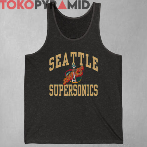 Vintage 90s Seattle Supersonics Logo Shirt