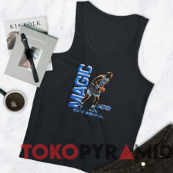 Vintage 90s Shaquille O’neal Orlando Magic Nba T shirt Black TankTop