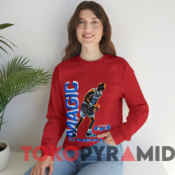Vintage 90s Shaquille O’neal Orlando Magic Nba T shirt Red Sweatshirt