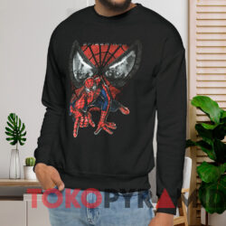 Vintage 90s Spider-Man T-shirt 3 Vintage 90s Spider man T shirt Black Sweatshirt