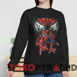 Vintage 90s Spider-Man T-shirt 2 Vintage 90s Spider man T shirt Black Sweatshirt