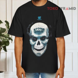 Vintage 90s Stone Cold Steve Austin Smoking Skull Wwf Black T shirt