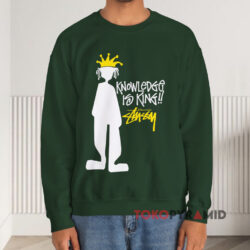 Vintage 90s Stussy Knowledge Is King Shirt - TokoPyramid
