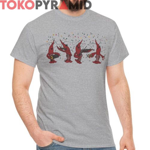 Vintage 90s Tabasco Shrimps Playing Music Shirt