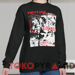 Vintage 90s The Clash T-shirt 3 Vintage 90s The Clash T shirt Black Sweatshirt