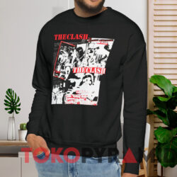 Vintage 90s The Clash T-shirt 2 Vintage 90s The Clash T shirt Black Sweatshirt