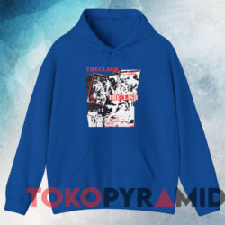 Vintage 90s The Clash T-shirt 4 Vintage 90s The Clash T shirt Blue Hoodie
