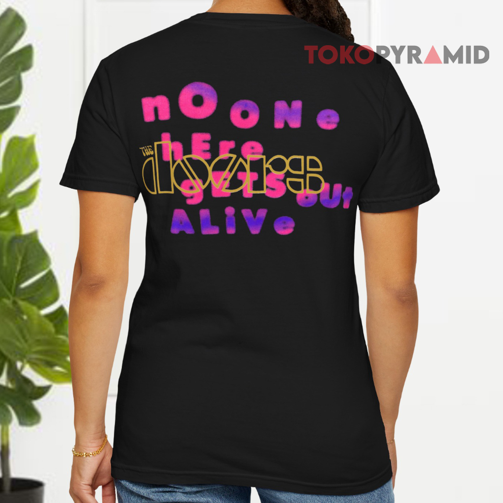 Vintage 90s The Doors No One Here Gets Out Alive T shirt Back Vintage 90s The Doors No One Here Gets Out Alive T shirt Back