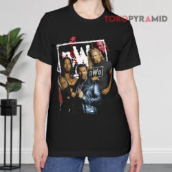 Vintage 90's The Outsiders Kevin Nash Scott Hall Wcw Nwo Wrestling Razor Ramon Black T shirt