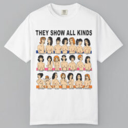 Vintage 90s They Show All Kinds Of Boobs Sexual Joke T shirt