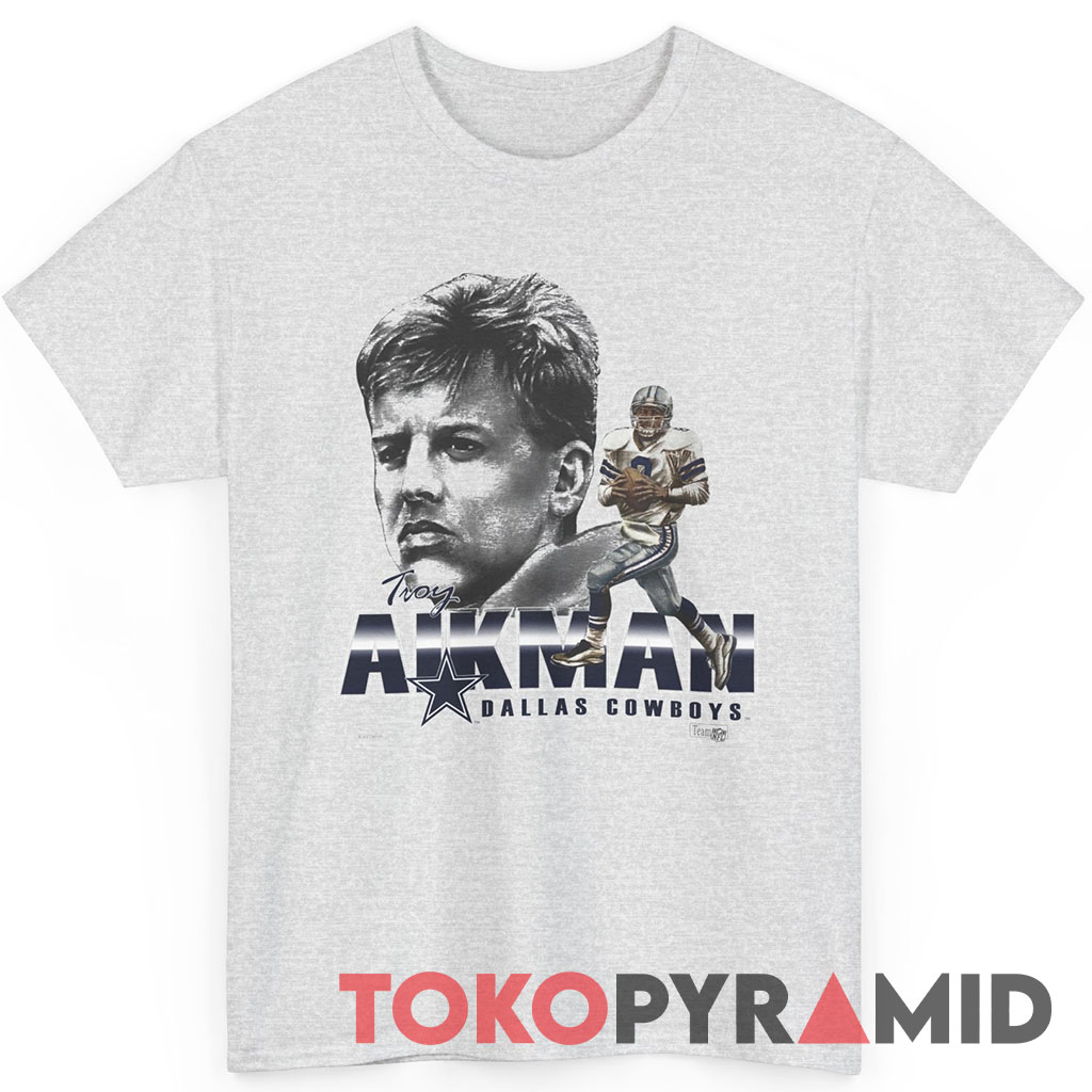 Vintage 90s Troy Aikman Dallas Cowboys NFL Unique T Shirt Vintage 90s Troy Aikman Dallas Cowboys NFL Unique T Shirt