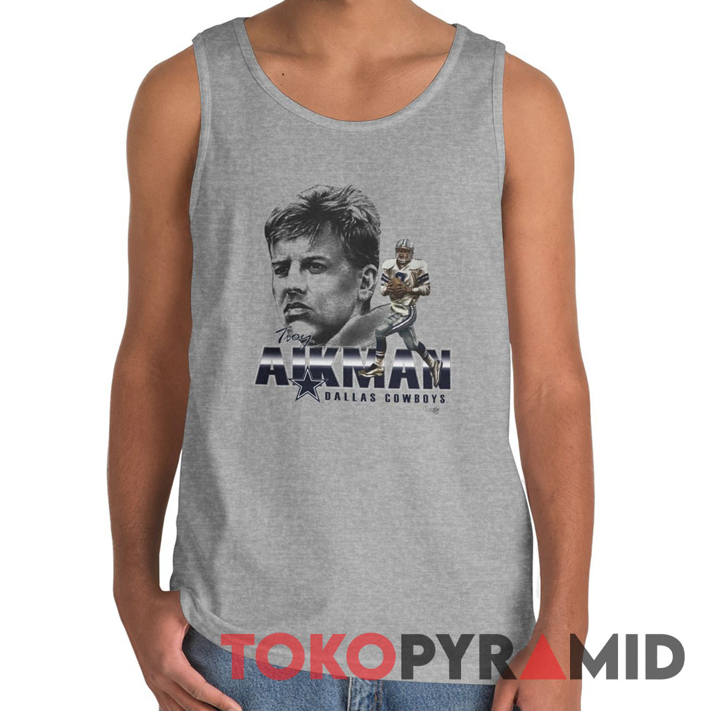 Vintage 90s Troy Aikman Dallas Cowboys NFL Unique Tank Top Vintage 90s Troy Aikman Dallas Cowboys NFL Unique Tank Top