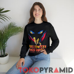 Vintage 90s Universal Studios Halloween Horror Nights Vi Journey Into Fear Shirt Sweatshirt