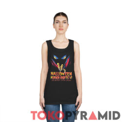 Vintage 90s Universal Studios Halloween Horror Nights Vi Journey Into Fear Shirt Tank Top