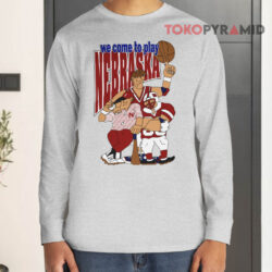 Vintage 90s University Of Nebraska Cornhuskers Basketball Football Shirt 3 Vintage 90s University Of Nebraska Cornhuskers Basketball Football Long sleeved