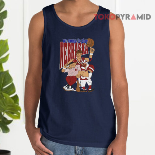 Vintage 90s University Of Nebraska Cornhuskers Basketball Football Tank Top Vintage 90s University Of Nebraska Cornhuskers Basketball Football Tank Top