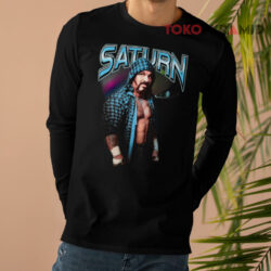 Vintage 90s WCW Saturn Wrestling WWF Shirt 4 Vintage 90s Wcw Saturn Wrestling Wwf Long sleeved