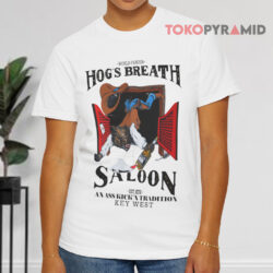 Vintage 90's World Famous Hog's Breath Saloon White T shirt