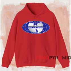Vintage 90s Wu-Tang Clan Concert T-shirt 2 Vintage 90s Wu tang Clan Concert T shirt Red Hoodie