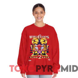 Vintage 91 92 Chicago Bulls Back 2 Back Nba T shirt Red Sweatshirt